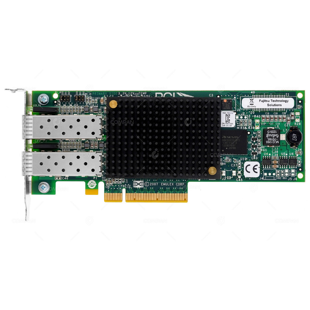 LPE12002 LP  FUJITSU EMULEX LPE12002 DUAL PORT 8GB SFP FC ADAPTER LOW PROFILE